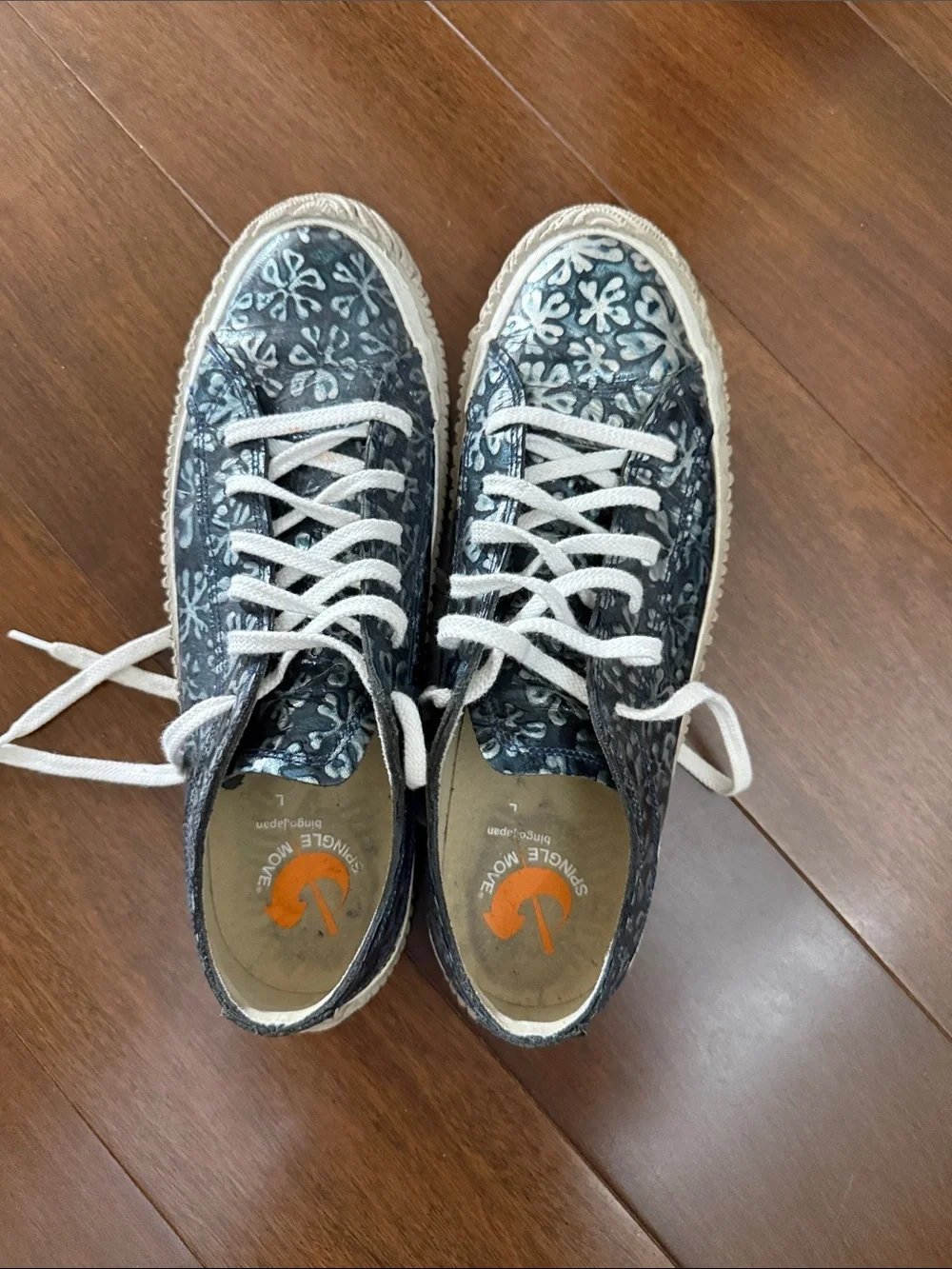 Spindle Move leather Lace-Up Sneakers made in Japan